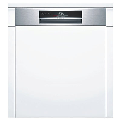 Bosch SMI88TS00G Integrated Dishwasher, Brushed Steel